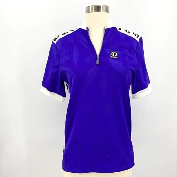 🎉Pearl Izumi Purple & White Bike Shirt w/ Pockets - Picture 7 of 7